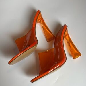 Orange heels